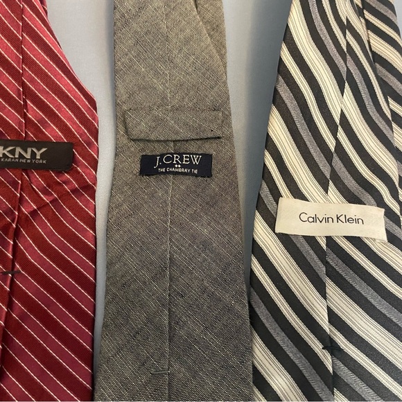 J. Crew Red and Gray Silk Ties Collection - Picture 7 of 9